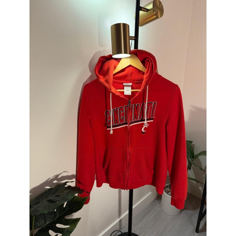 Pro‎ Edge Cincinnati Bearcats Youth Red Full Zip Hoodie Sweatshirt Large 12/14